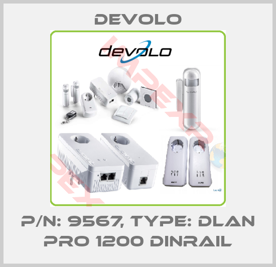 DEVOLO-p/n: 9567, Type: dLAN pro 1200 DINrail