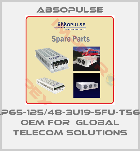 ABSOPULSE-BAP65-125/48-3U19-5FU-T5688     OEM for  Global Telecom Solutions