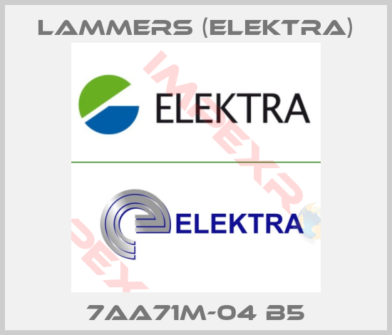 Lammers (Elektra)-7AA71M-04 B5