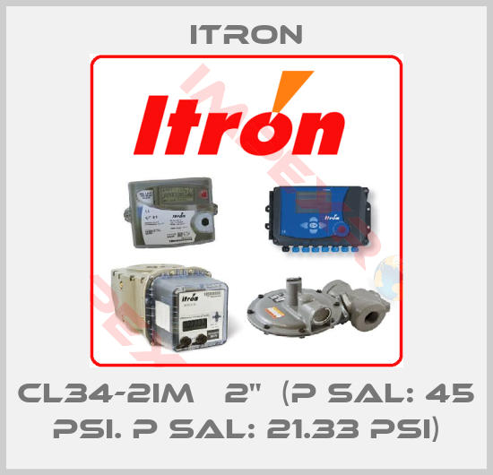 Itron-CL34-2IM   2"  (P SAL: 45 PSI. P SAL: 21.33 PSI)