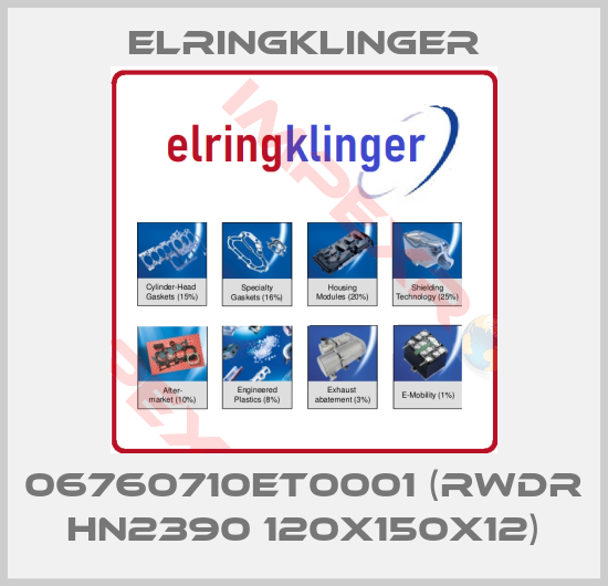ElringKlinger-06760710ET0001 (RWDR HN2390 120X150X12)