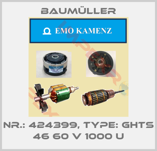 Baumüller-Nr.: 424399, Type: GHTS 46 60 V 1000 U