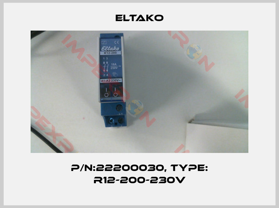 Eltako-p/n:22200030, Type: R12-200-230V