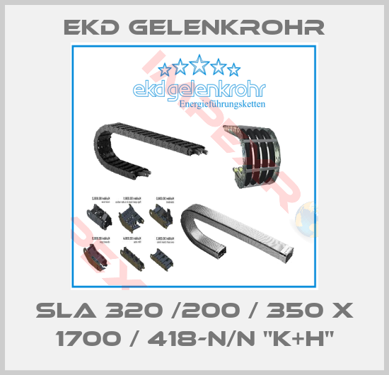 Ekd Gelenkrohr-SLA 320 /200 / 350 x 1700 / 418-N/N "k+h"