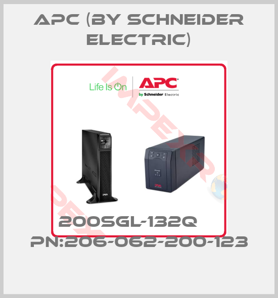 APC (by Schneider Electric)-200SGL-132Q     PN:206-062-200-123