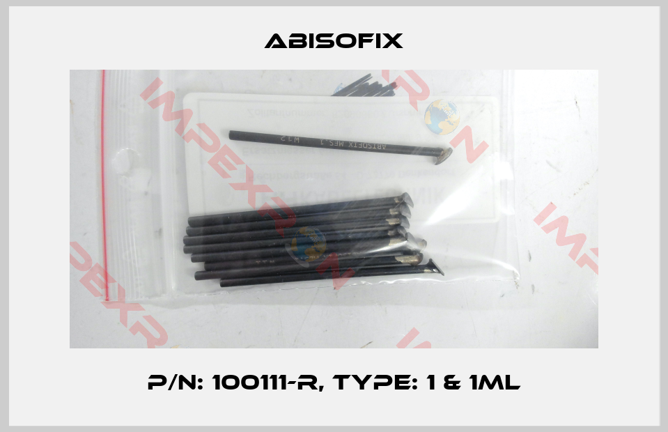 Abisofix-P/N: 100111-R, Type: 1 & 1ML