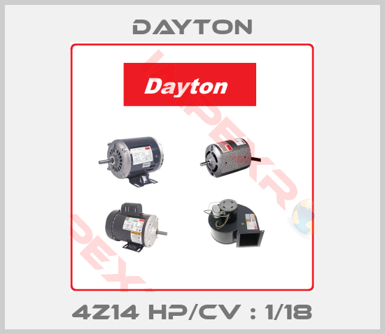 DAYTON-4Z14 HP/CV : 1/18
