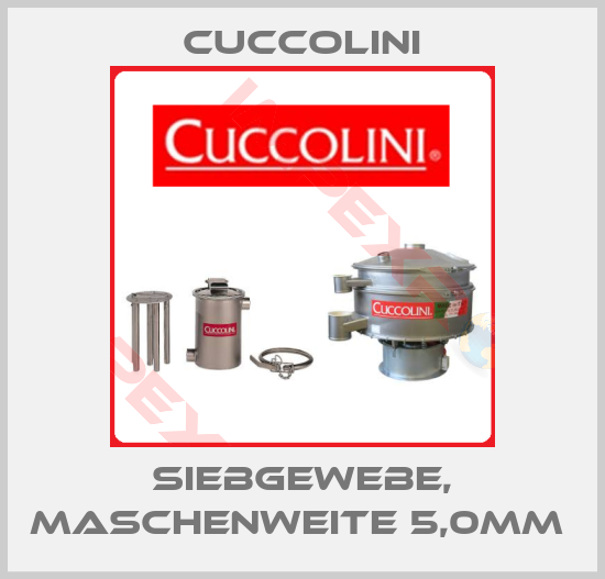 Cuccolini-SIEBGEWEBE, MASCHENWEITE 5,0MM 