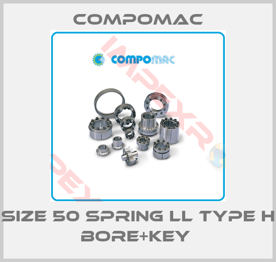 Compomac-SIZE 50 SPRING LL TYPE H BORE+KEY 