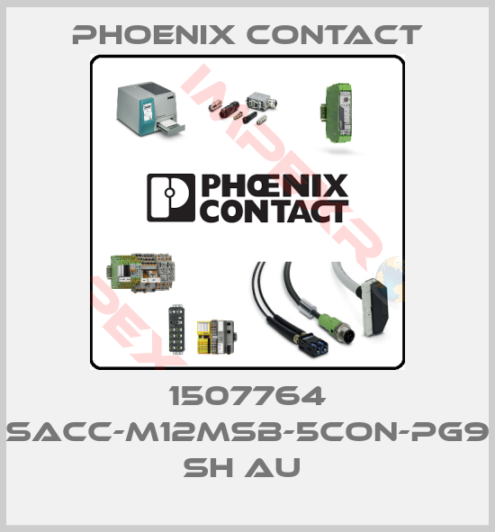 Phoenix Contact-1507764 SACC-M12MSB-5CON-PG9 SH AU 