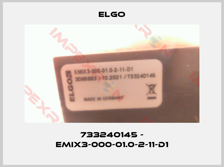 Elgo-733240145 - EMIX3-000-01.0-2-11-D1