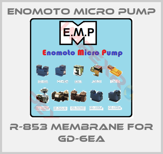 Enomoto Micro Pump-R-853 MEMBRANE FOR GD-6EA