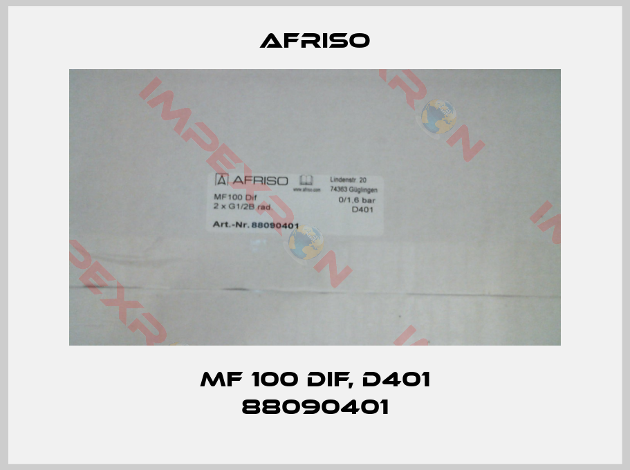 Afriso-MF 100 Dif, D401 88090401