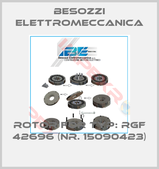 Besozzi Elettromeccanica-rotor for Typ: RGF 42696 (Nr. 15090423)