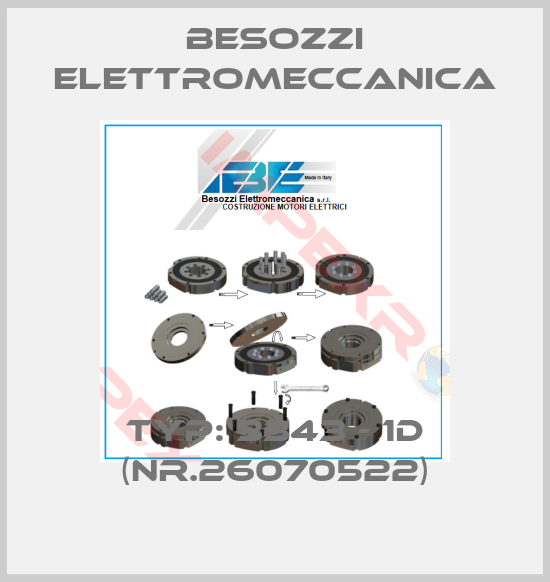 Besozzi Elettromeccanica-Typ: 3343 - 1D (Nr.26070522)