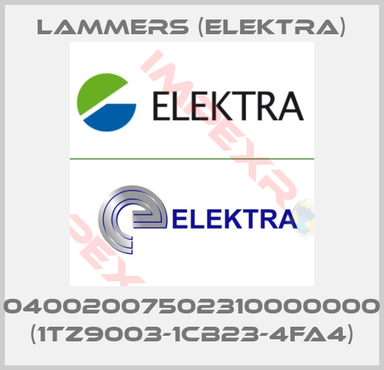 Lammers (Elektra)-04002007502310000000 (1TZ9003-1CB23-4FA4)