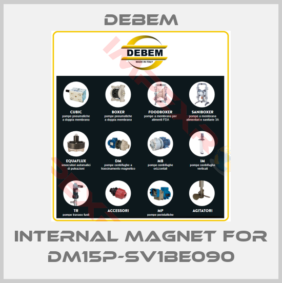 Debem-internal magnet for DM15P-SV1BE090