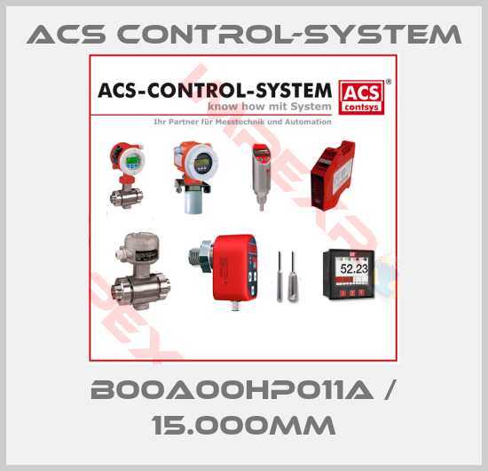 Acs Control-System-B00A00HP011A / 15.000mm