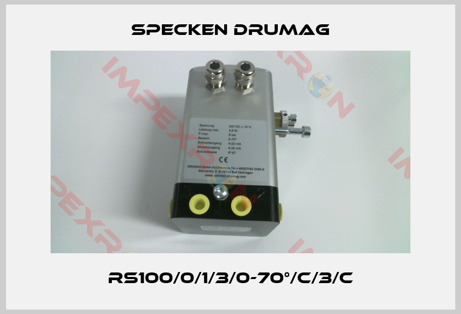 Specken Drumag-RS100/0/1/3/0-70°/C/3/C