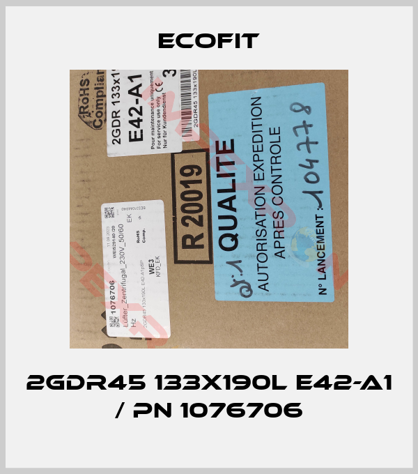 Ecofit-2GDR45 133x190L E42-A1 / PN 1076706
