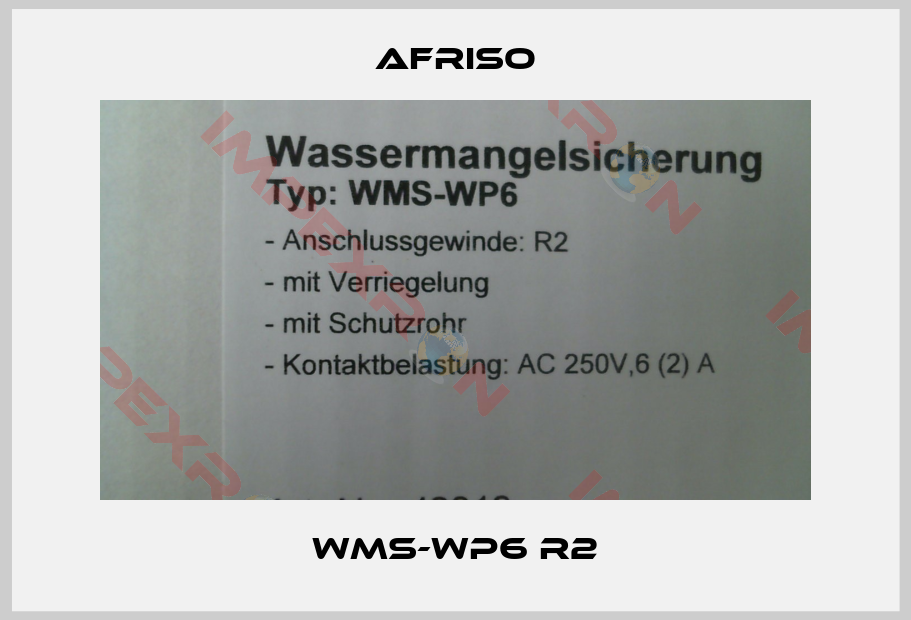 Afriso-WMS-WP6 R2
