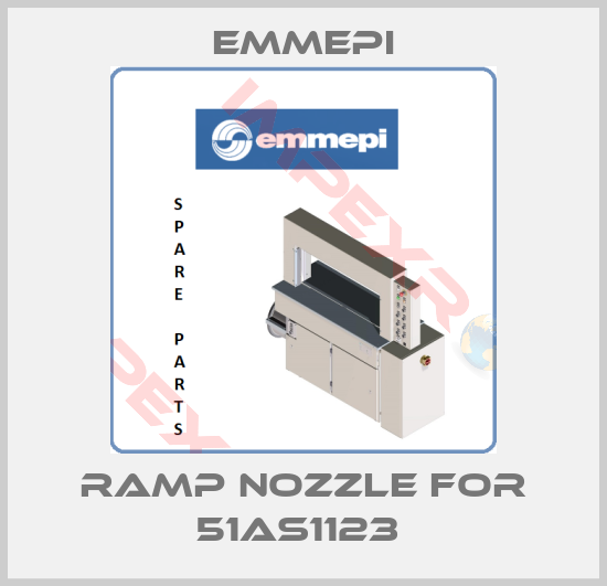 Emmepi-ramp nozzle for 51AS1123 