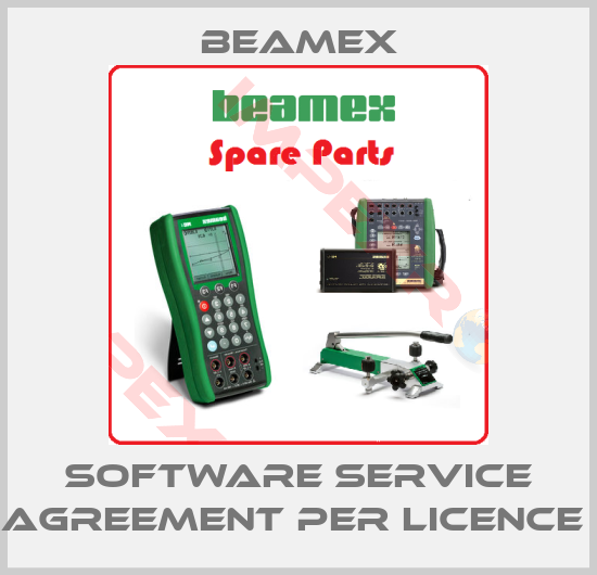Beamex-SOFTWARE SERVICE AGREEMENT PER LICENCE 