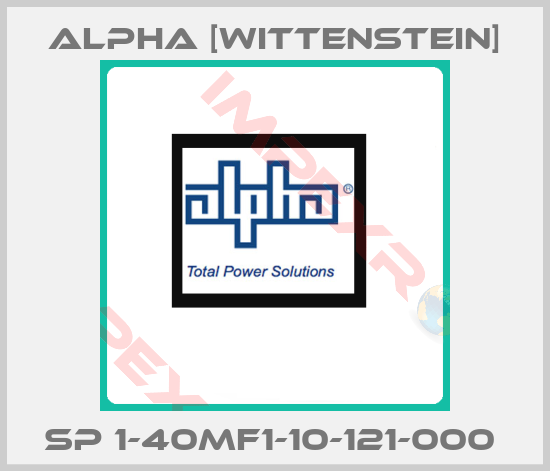 Alpha [Wittenstein]-SP 1-40MF1-10-121-000 