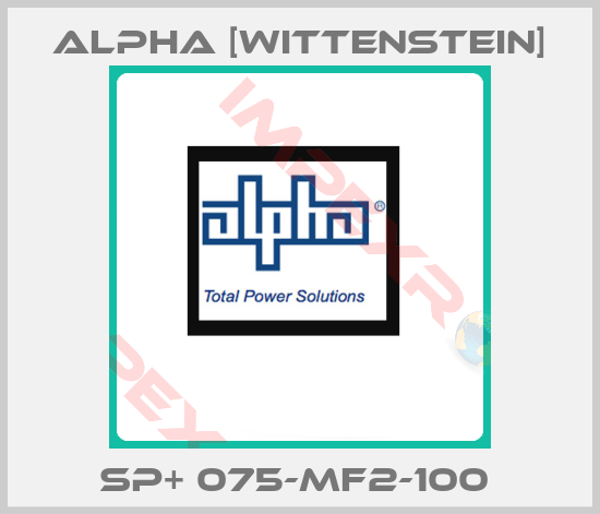 Alpha [Wittenstein]-SP+ 075-MF2-100 