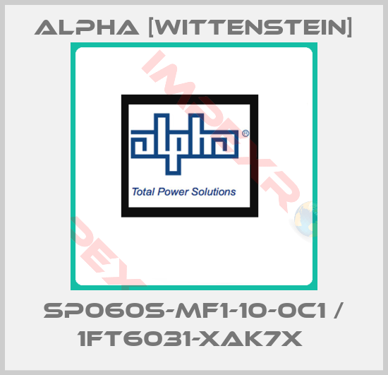 Alpha [Wittenstein]-SP060S-MF1-10-0C1 / 1FT6031-XAK7X 