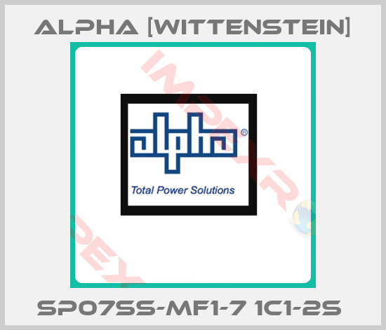 Alpha [Wittenstein]-SP07SS-MF1-7 1C1-2S 