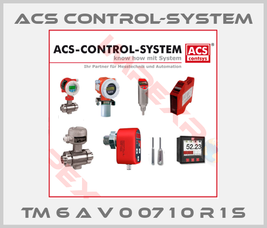 Acs Control-System-TM 6 A V 0 07 1 0 R 1 S