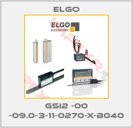 Elgo-GSI2 -00 -09.0-3-11-0270-X-B040