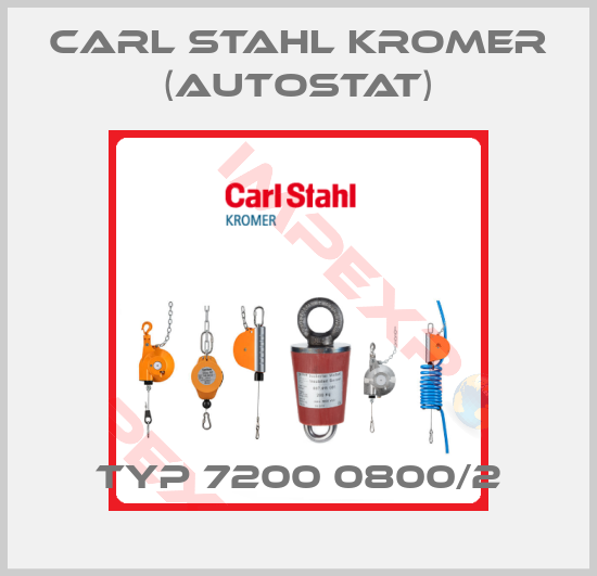 Carl Stahl Kromer (AUTOSTAT)-Typ 7200 0800/2