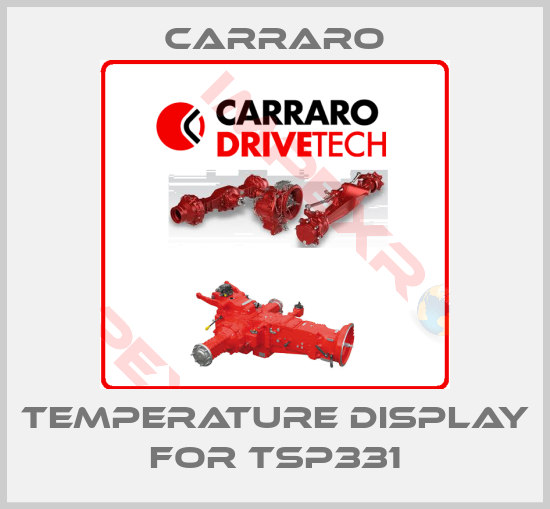 Carraro-TEMPERATURE DISPLAY FOR TSP331