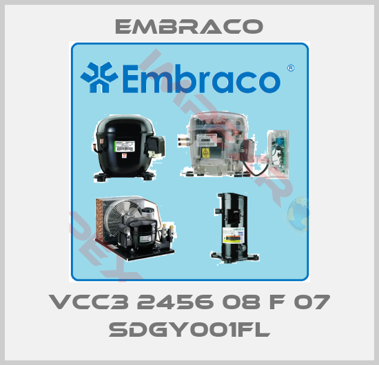 Embraco-VCC3 2456 08 F 07 SDGY001FL