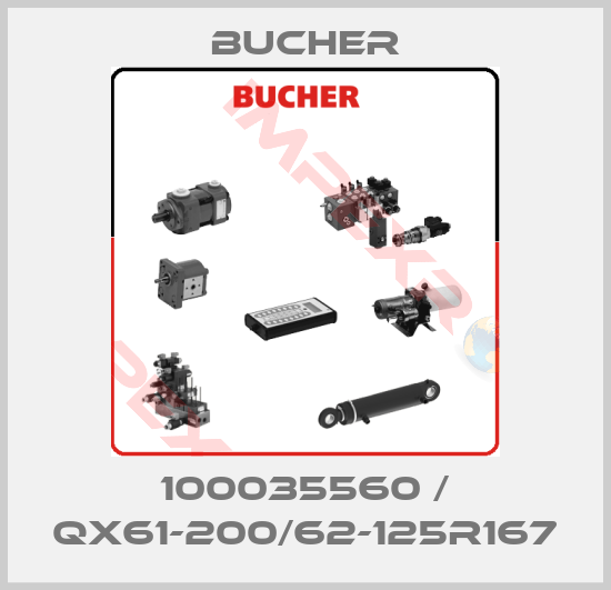 Bucher-100035560 / QX61-200/62-125R167