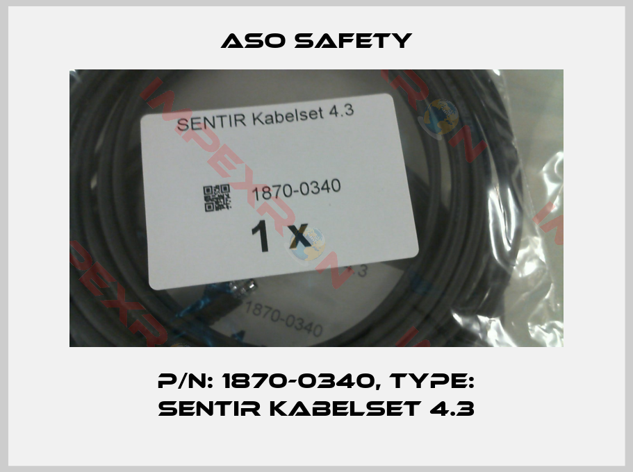 ASO SAFETY-P/N: 1870-0340, Type: SENTIR Kabelset 4.3