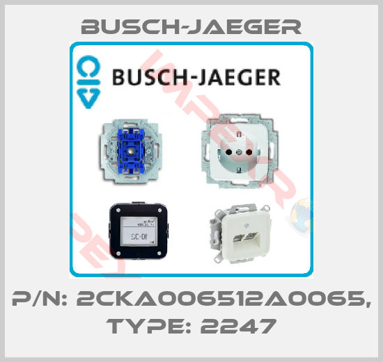 Busch-Jaeger-P/N: 2CKA006512A0065, Type: 2247