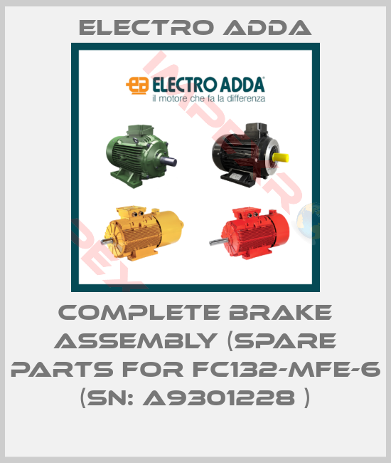 Electro Adda-complete brake assembly (spare parts for FC132-MFE-6 (SN: A9301228 )