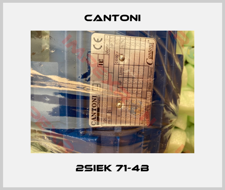 Cantoni-2SIEK 71-4B