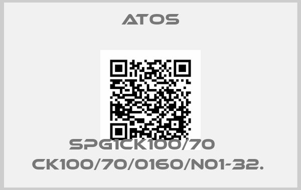 Atos-SPG1CK100/70    CK100/70/0160/N01-32. 