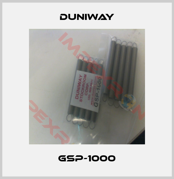 DUNIWAY-GSP-1000