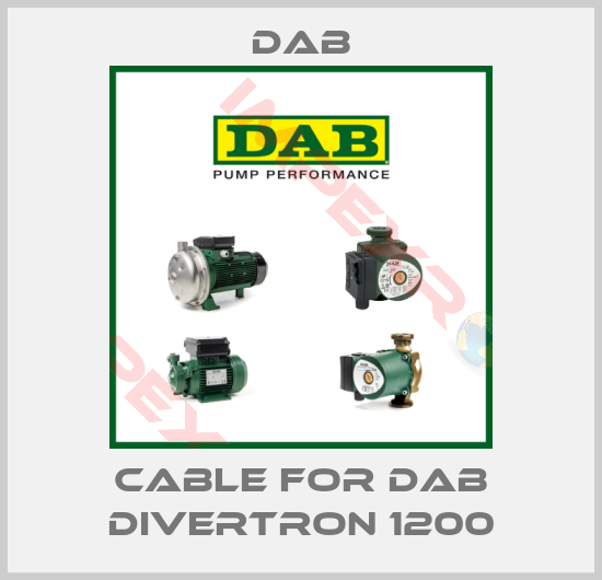 DAB-cable for DAB divertron 1200