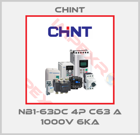 Chint-NB1-63DC 4P C63 A 1000V 6kA