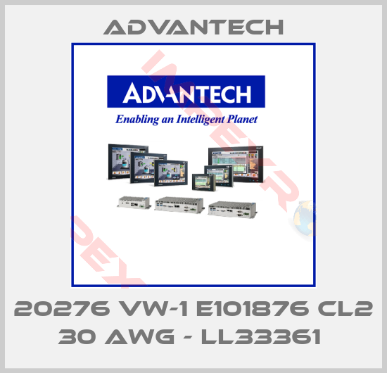 Advantech-20276 VW-1 E101876 CL2 30 AWG - LL33361 