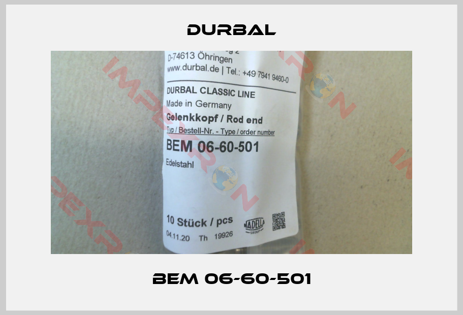 Durbal-BEM 06-60-501