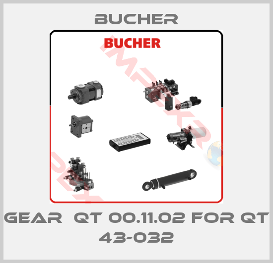 Bucher-gear  QT 00.11.02 for QT 43-032