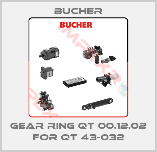 Bucher-gear ring QT 00.12.02 for QT 43-032
