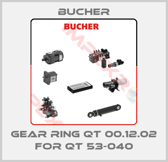 Bucher-gear ring QT 00.12.02 for QT 53-040